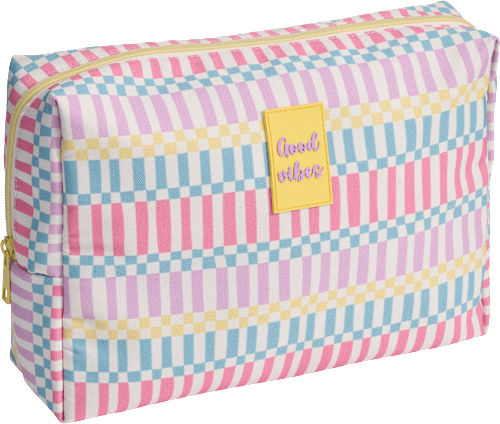 Kulturbeutel bunt "good vibes" Vito & Joe