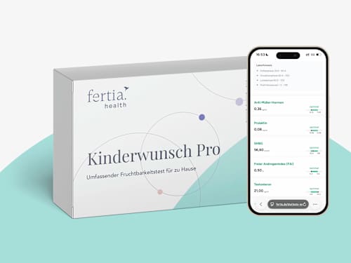 Kinderwunsch Pro – Bluttest mit Laboranalyse für Zuhause fertia health