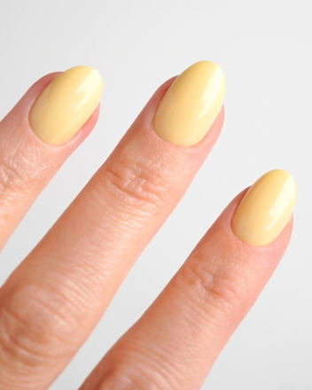 Künstliche Nägel, Soft Gel Press Ons Lemon Sorbet Short Round Doonails