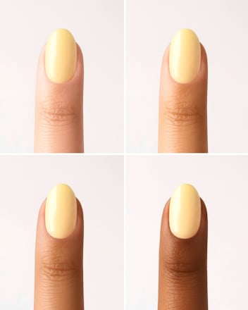 Künstliche Nägel, Soft Gel Press Ons Lemon Sorbet Short Round Doonails