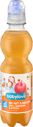 Saft & Wasser Apfel-Mandarine Acerola, ab 1 Jahr  babylove