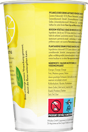Pflanzendrink, J'gurt Shake Lemon HARVEST MOON