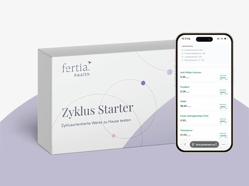 Zyklus Starter – Bluttest mit Laboranalyse für Zuhause fertia health