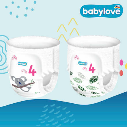 Baby Pants Premium Gr. 4 maxi (8-15 kg) Monatspack babylove