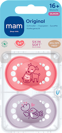 Schnuller Original Pure rosa/flieder 16+ Monate mam