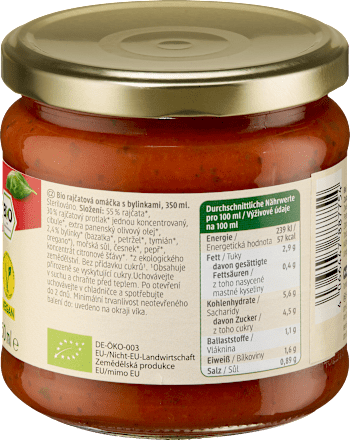 Salsa di pomodoro alle erbe dmBio