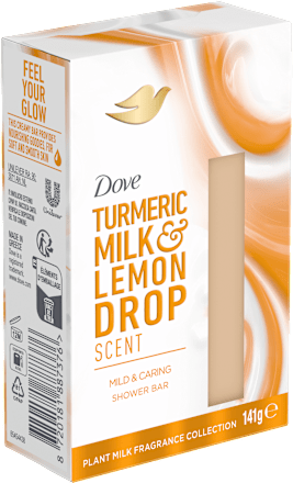 Tuhé sprchovacie mydlo Turmeric Milk & Lemon Drop  Dove