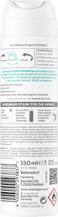 Antitranspirant Deospray Dusch Frische Hidrofugal