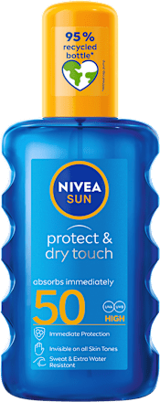 protect & dry touch invisible sprej za zaštitu od sunca, SPF 50 NIVEA SUN