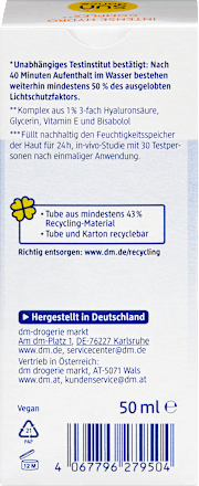 Sonnenfluid Gesicht Hydra Calm LSF 50 SUNDANCE