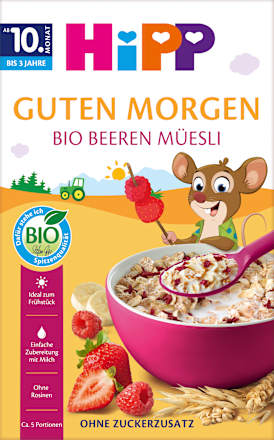 Kindermüsli Beeren ab dem 12. Monat HiPP