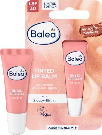 Obarvani balzam za ustnice ZF30 (visoka zaščita) Balea