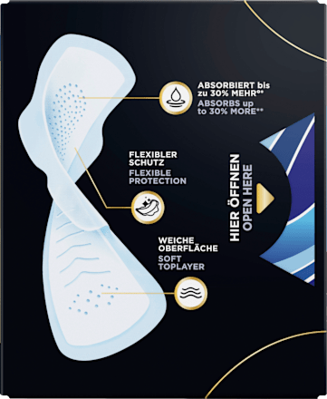 Binden mit Flügeln Infinity flex protect Nacht Extra always