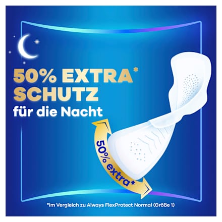 Binden mit Flügeln Infinity flex protect Nacht Extra always