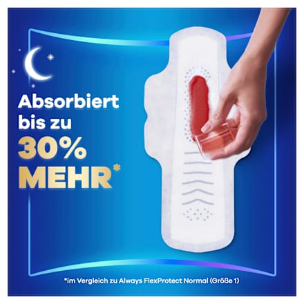 Binden mit Flügeln Infinity flex protect Nacht Extra always