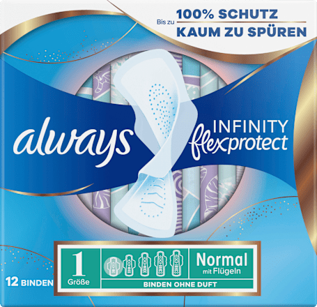 Binden mit Flügeln Infinity flex protect Normal always