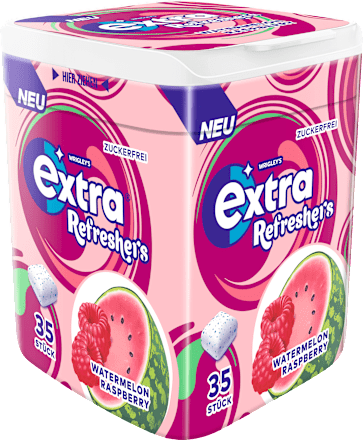 Kaugummi Refreshers Watermelon Raspberry, zuckerfrei EXTRA