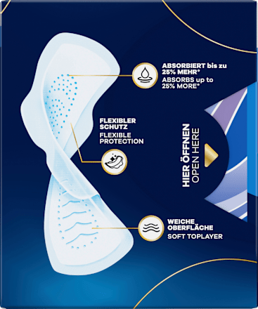 Binden mit Flügeln Infinity flex protect Nacht always