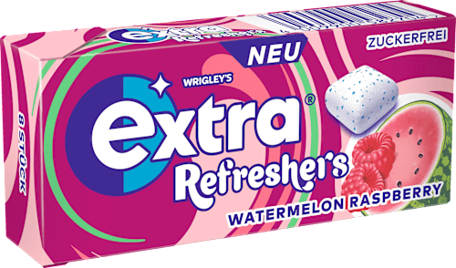Kaugummi Refreshers Watermelon Raspberry, zuckerfrei EXTRA