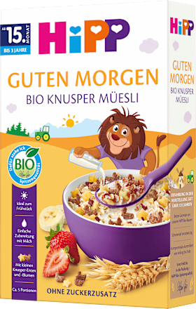Kindermüsli Knusper ab dem 15. Monat HiPP