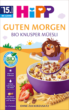Kindermüsli Knusper ab dem 15. Monat HiPP
