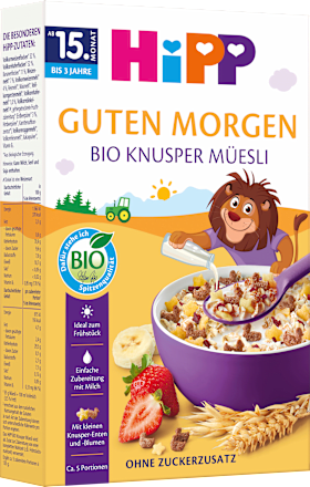 Kindermüsli Knusper ab dem 15. Monat HiPP