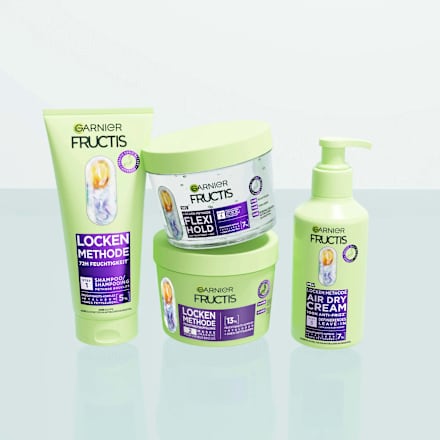 Haarmaske Locken Methode Feuchtigkeit GARNIER FRUCTIS