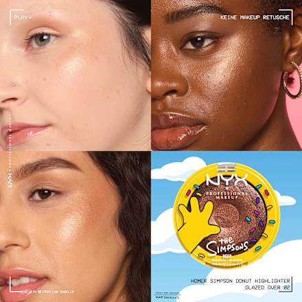Highlighter Simpsons Homer Donut Glazed Over, Deep NYX PROFESSIONAL MAKEUP