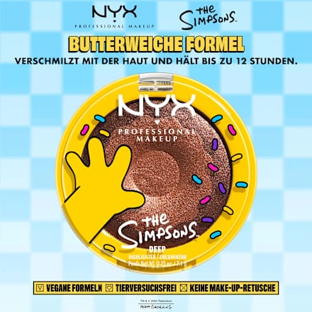 Highlighter Simpsons Homer Donut Glazed Over, Deep NYX PROFESSIONAL MAKEUP