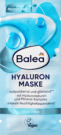 Gesichtsmaske Hyaluron (2x8 ml) Balea