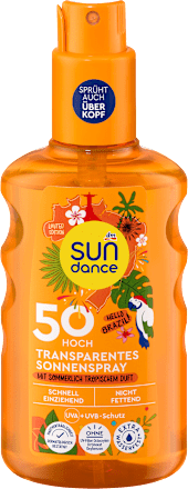 Sonnenspray transparent hello brazil! LSF 50 SUNDANCE