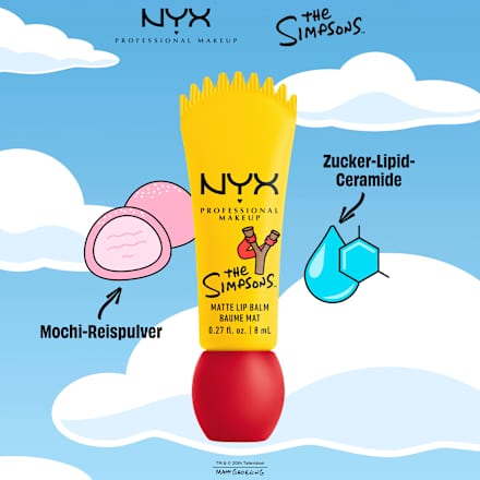 Lipbalm Smushy Simpsons Maggie Rebel Red  NYX PROFESSIONAL MAKEUP