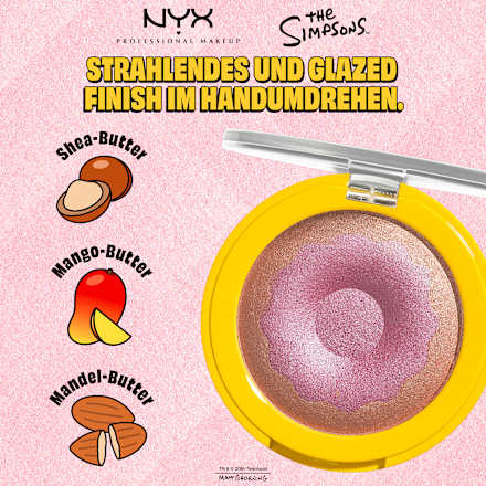 Highlighter Simpsons Homer Donut Mind If I Do, Light NYX PROFESSIONAL MAKEUP