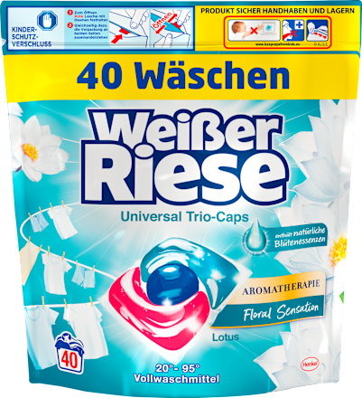 Floral Sensation kapsule za pranje rublja Lotus Weißer Riese