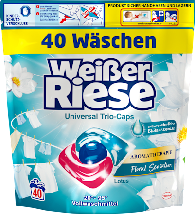 Floral Sensation kapsule za pranje rublja Lotus Weißer Riese