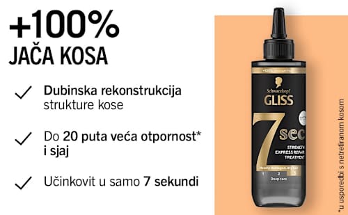 Express Repair Treatment 7sec –  tretman za oštećenu kosu Schwarzkopf GLISS