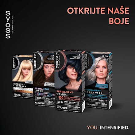 Boja za kosu – 1-4 plavo-crna syoss