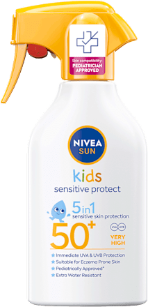 babies & kids sensitive protect sprej za zaštitu od sunca 5in1, SPF 50+ NIVEA SUN