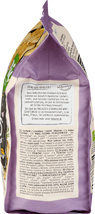 Chips di pane all'aglio ed erbe aromatiche dmBio