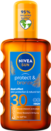 protect & bronze ulje za zaštitu od sunca u spreju, SPF 30 NIVEA SUN