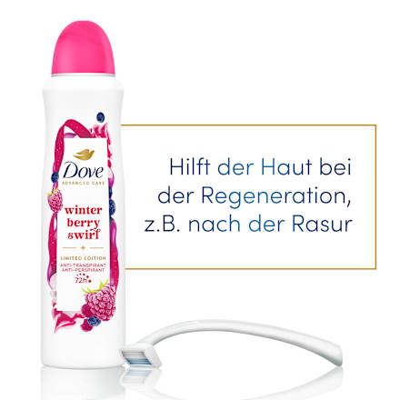 Antitranspirant Deospray Advanced Care winter berry swirl Dove