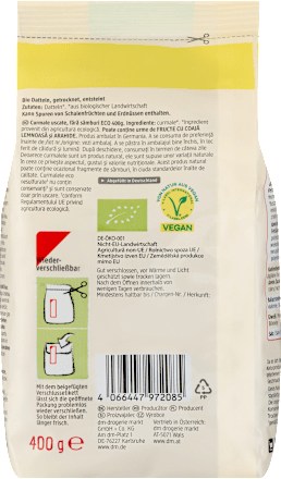 Bio datlji, sušeni in izkoščičeni, MAXI pakiranje dmBio