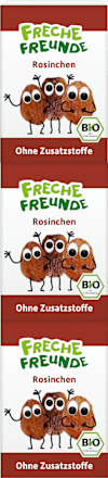 Kindersnack Rosinchen 3er Pack ab 3 Jahren geeignet Freche Freunde