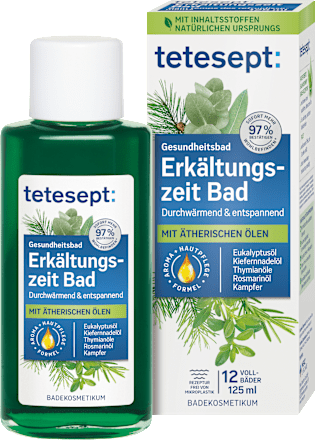 Erkältungszeit Bad tetesept