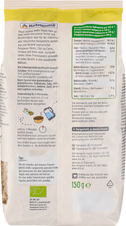 Vegetarisches Hack aus Erbsenprotein und Jackfruit Maxi-Pack dmBio