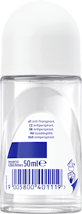 Antitranspirant Deo Roll-on Black & White Invisible Authentic NIVEA