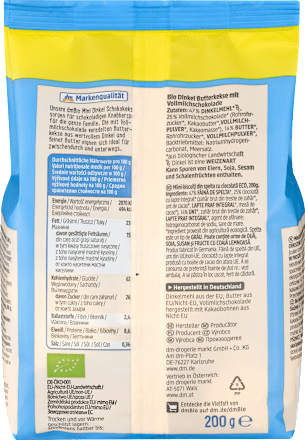  Mini Dinkel Schoko Kekse dmBio