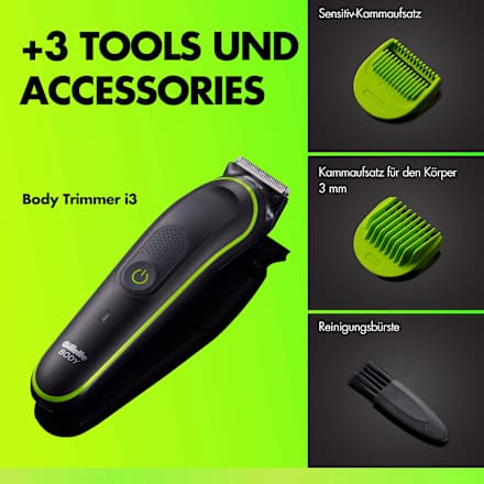 Elektrischer Rasierer Trimmer Body & Intimate Gillette