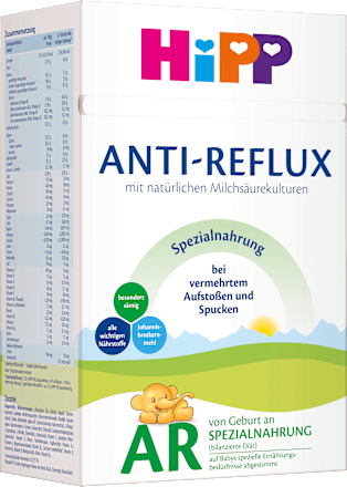 Spezialnahrung Anti-Reflux von Geburt an HiPP