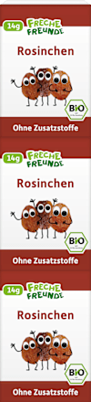 Kindersnack Rosinchen (3x14 g), ab 4 Jahren  Freche Freunde